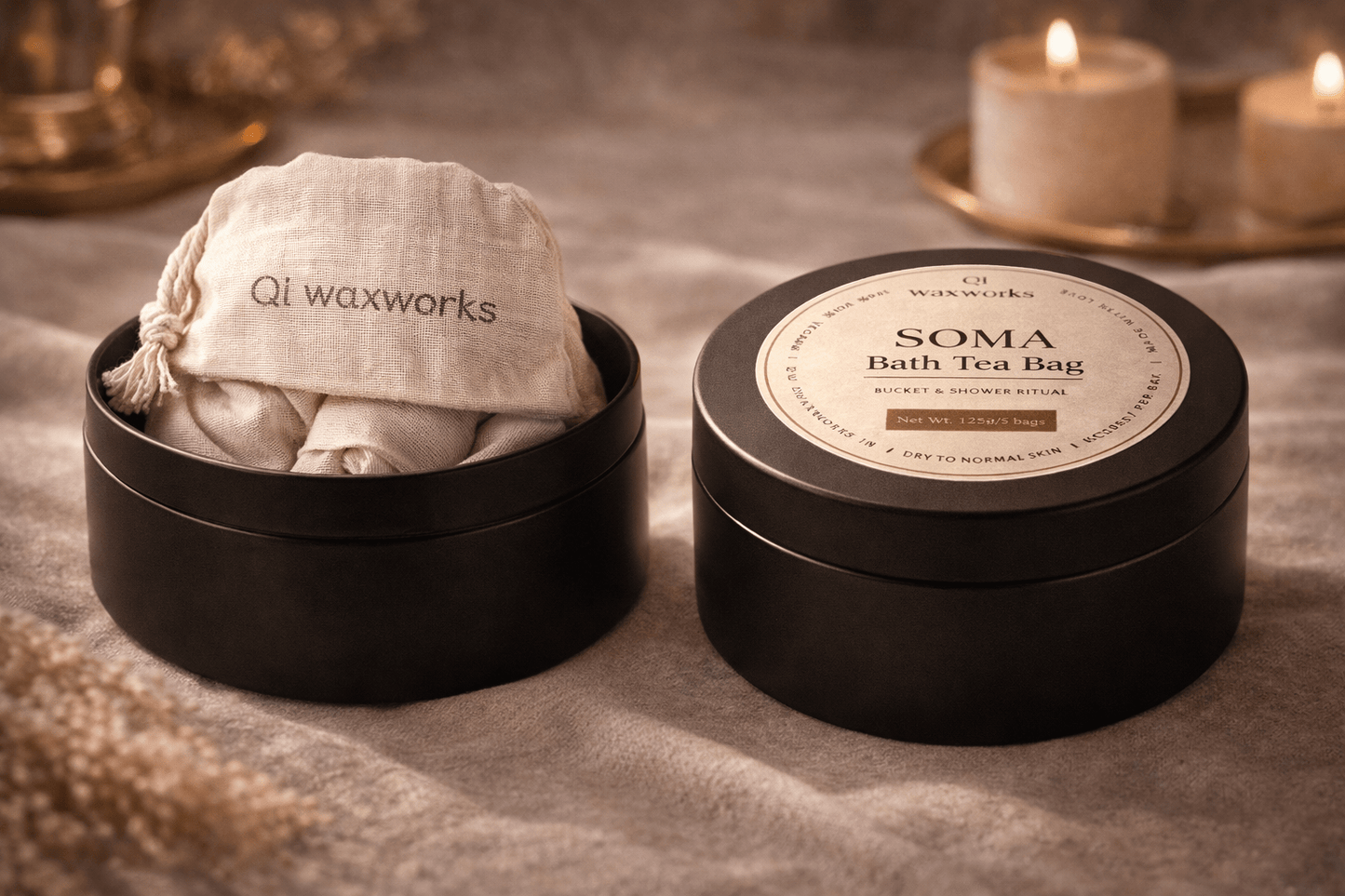 Soma — Evening Bath Ritual for Bucket & Shower - Qi Waxworks