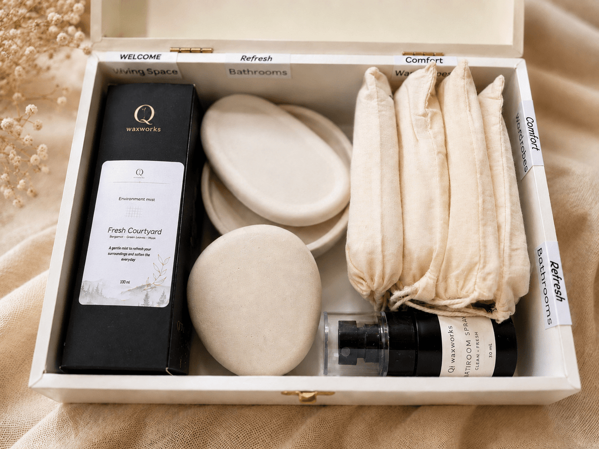 Aagamanam — A Beautiful Arrival | Housewarming Gift Set - Qi Waxworks