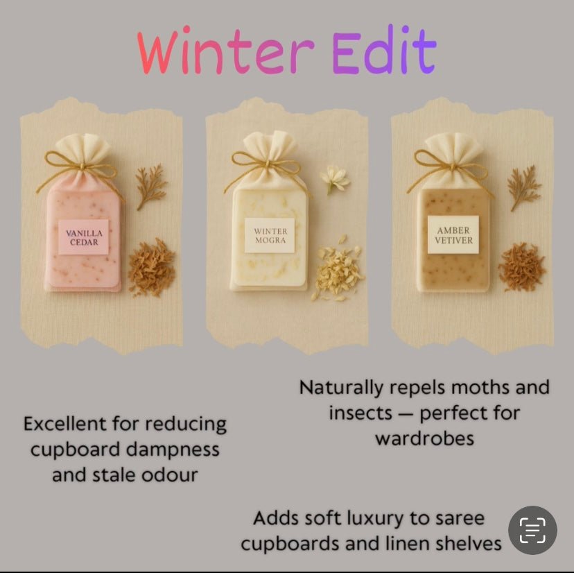 Wardrobe & Small Spaces Wax Sachet - Qi Waxworks